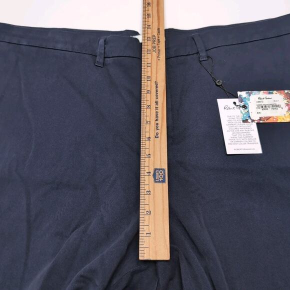 Robert Graham Shorts Mens Big & Tall Size 46 Navy Blue Twill Stretch Cotton NWT - Picture 11 of 12